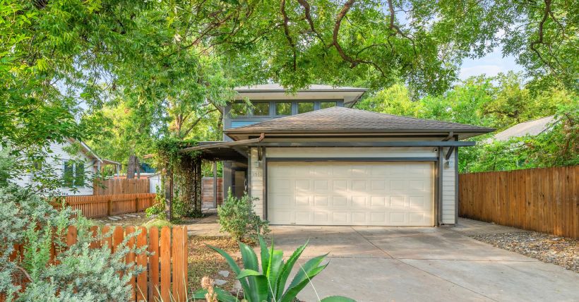 Contemporary East Austin home includes ADU with positive rental history